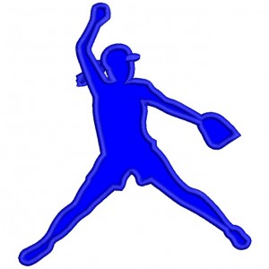 Softball Player Swinging Ball Sports Applique Machine Embroidery Design Digitized Pattern